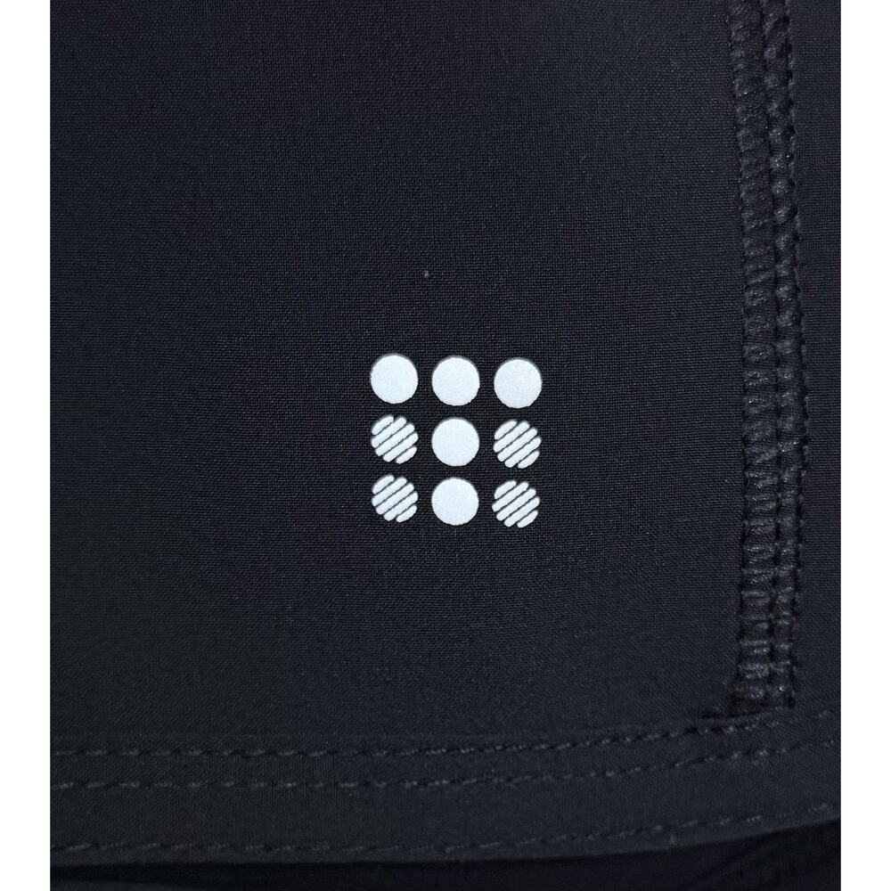 Title Nine Anti-Run-7" Womens Shorts XS Black Pockets Elastic Waist Drawstring - Picture 5 of 13